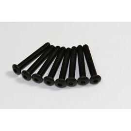 Vis à tête rondes 3,5x25mm (x8)