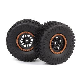 Montiertes Rad & Reifen (Orange/2 Stück)