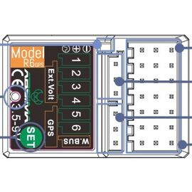 Récepteur 6 voies R6GPS 2.4GHz
