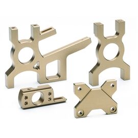 Motor- und Diff-Halterungssatz aus bearbeitetem Aluminium