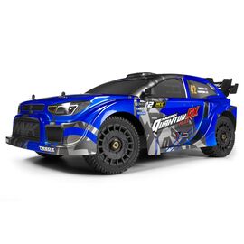QuantumRX Flux 4S 1/8 4WD Rally Car RTR Bleu (Brushless/sans accus, ni chargeur)