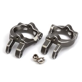 Aluminium C-Hub Set (grau/links/rechts)
