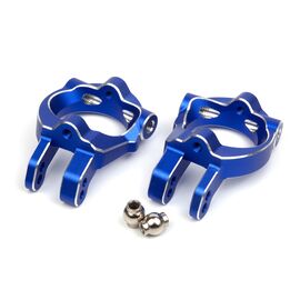 Aluminium C-Hub Set (blau/links/rechts)