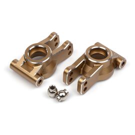 Aluminium Hinterradnabensatz (Gold/2Stk)
