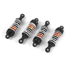Aluminum Oil-Filled Shock Absorber Set (Orange/4pcs)