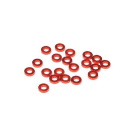 Aluminum washer 3x6x1.5mm (orange/20pcs) - Clearance Sale