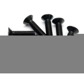 FLAT HEAD SCREW M4X15MM (HEX SOCKET/10PCS)