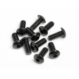 BUTTON HEAD SCREW M4x10mm (Hex Socket/10pcs)