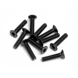 FLAT HEAD SCREW M2.5x12mm (HexSocket/10pcs)