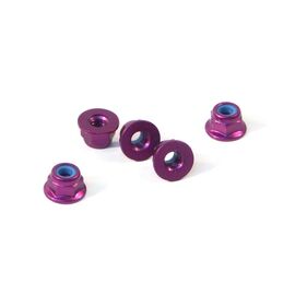 PURPLE ALLOY WHEEL NUTS M4 (5PCS)