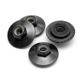 MUTTER MIT BUND M5X8MM (SCHWARZ/4STK)