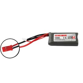 Team Orion LiPo 1000 2S 7,4V 50C JST