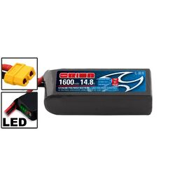 LiPo 1600mAh 4S 14,8V 75C (XT60) - Racing Drone Battery