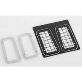 Rear Windows Guard Small Black for Land Rover D90