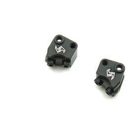 Aluminum Lower Shock Suspension Link Mount 4 pcs Black for Axial SCX10 II