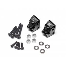 Aluminum Link Mounts Black 2pcs. for Axial SCX10 II
