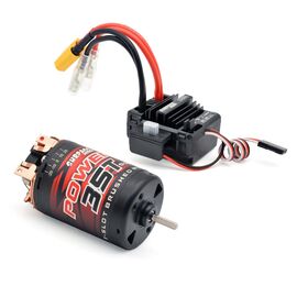Combo 1:10 550 moteur à charbons 35T avec variateur 80A