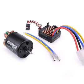Combo 1:10 540 moteur à charbons 80T (15900RPM) avec variateur 60A