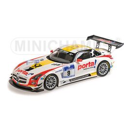 MERCEDES SLS AMG GT3 'Black Fal.'1:18 Schn./Bl./Ed./Thiim 24h Nürb. 2013