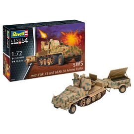 sWS avec superstructure antiaérienne comme Sfl. avec 3 7cm Flak 43