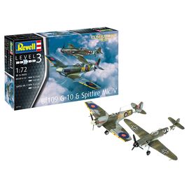 Combat Set Bf109G-10 + Spitfire Mk.V