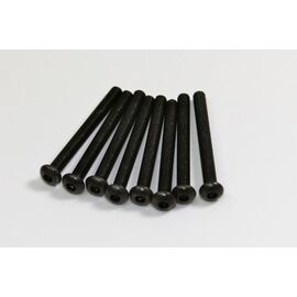 Vis à tête rondes M3 x 30mm sachet de 8pcs