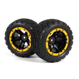 Slyder ST Roues/Pneus Assemblés (Noir/Jaune)
