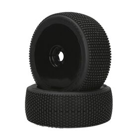 Performa Gridlock V3 Mounted Tire (White Compound/Carbon Wheel/1:8 Buggy)