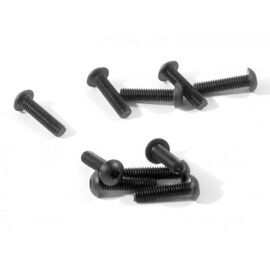Button head screw m3x12mm (hex socket/10pcs)