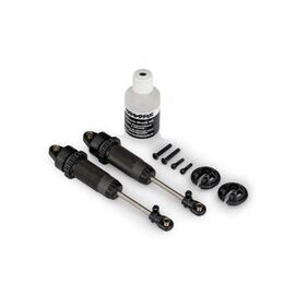 Shocks, GTR xx-long (gray) (assembled ) (2) (without springs)