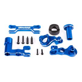 Steering bellcranks (left & right)/ d raglink (6061-T6 aluminum, blue-anodi zed) (fits XRT)