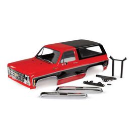 Body, Chevrolet Blazer (1979), comple te (red) (includes grille, side mirro rs, door handles, windshield wipers,