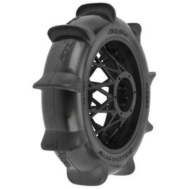 Roost MX Sand/Snow Paddle Motorcycle Tire Mounted on Black Wheel for Promo to-MX Rear