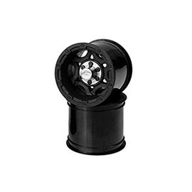 Tense - Rustler / Stampede (Electric) front wheel - (black w/ cap) - 2pc.