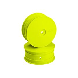 Jantes avant jaune Mono pour 4wd (Hex 12mm)
