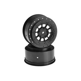Hazard - Losi Ten SCT-E, Ten SCT-Nitro and 22 SCT wheel - black - 2pc.
