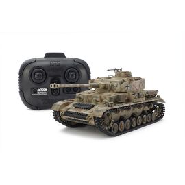 1:35 RC Tank Panzerkampfwagen IV Asf.J (avec controlleur)