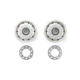 Roues en métal plaqué (30mm/mat)