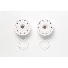 Roues à roulement à billes 30mm blanc (2)