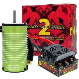 MOTEUR/VARIATEUR 1/8 CASTLE 2200kv SENSORED/MAMBA MONSTER2