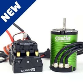MOTEUR/VARIATEUR COBRA 10 1/10 COBRA 10┬á6S MAX, 25.2V MAX, 8A PEAK BEC W/1410-3800KV 5MM SENSORED MOTOR