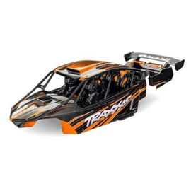 Body, Funco┬« Pro Scale┬« Sand Car, ora nge (painted, decals applied) (assemb led with front & rear body supports f