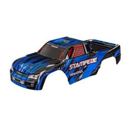 Body, Stampede┬« (also fits Stampede┬« VXL), blue (painted, decals applied) (assembled with front & rear body mou