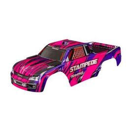 Body, Stampede┬« (also fits Stampede┬« VXL), pink (painted, decals applied) (assembled with front & rear body mou