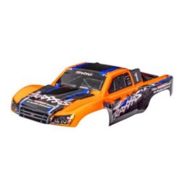 Body, Slash 4X4 (also fits Slash VXL & Slash 2WD), orange (painted, decals applied) (assembled with front & rea