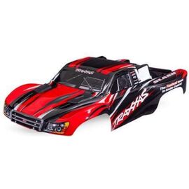 Body, Slash 4X4 (also fits Slash VXL & Slash 2WD), red (painted, decals ap plied)