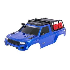 Body, TRX-4 Sport, complete, blue (pa inted, decals applied) (includes gril le, side mirrors, door handles, winds