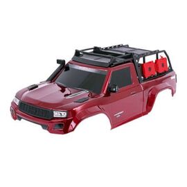 Body, TRX-4 Sport, complete, red (pai nted, decals applied) (includes grill e, side mirrors, door handles, windsh