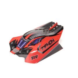 TYPHON 4x4 Clipless Painted Decaled B ody (Black)