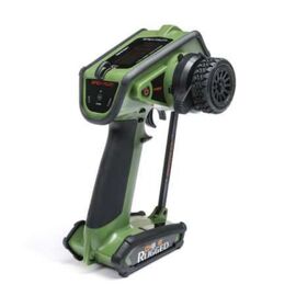 RC ANLAGE CAR DX6 6CH DSMR RUGGED NUR Sender GREEN